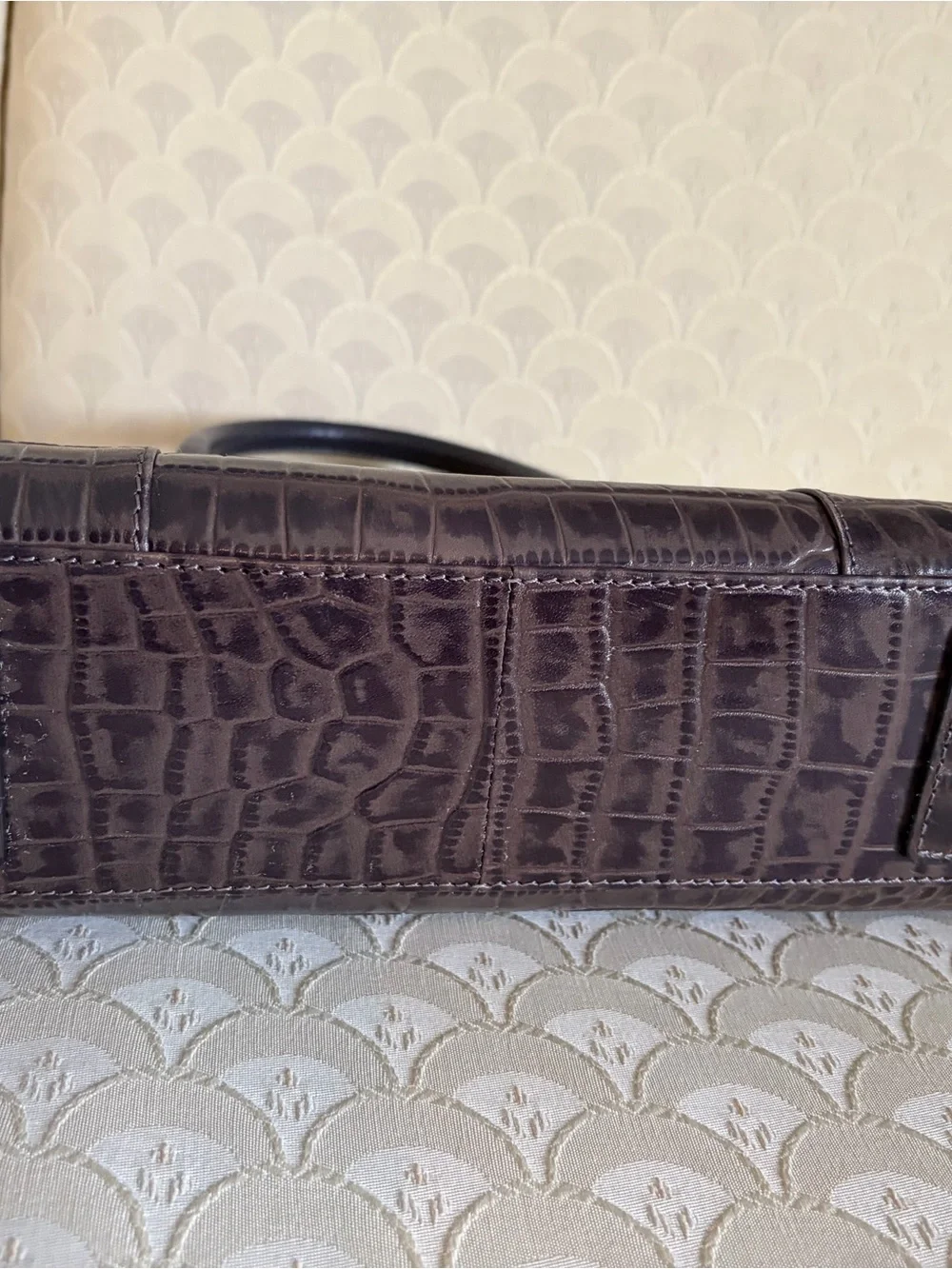 RADLEY LONDON Brown Crocodile Handbag